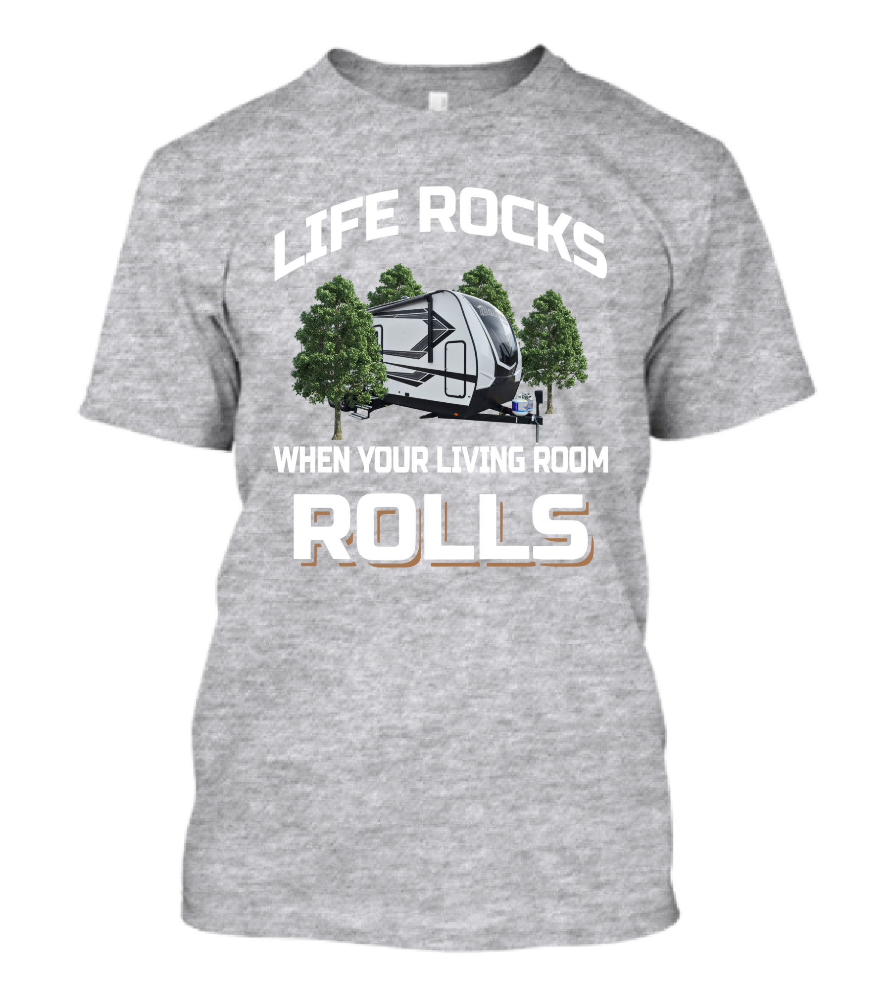 LIFE ROCKS WHEN YOUR LIVING ROOM ROLLS Momentum 29G T-Shirt