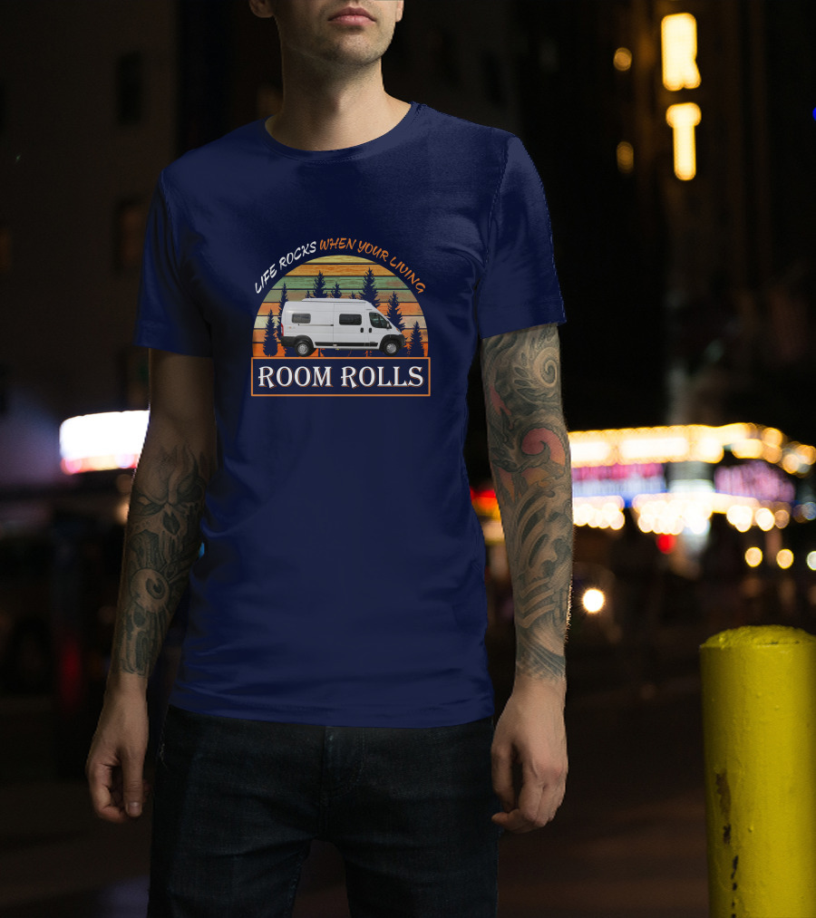 Life Rocks When Your Living Room Rolls Winnebago Solis 59P T-Shirt