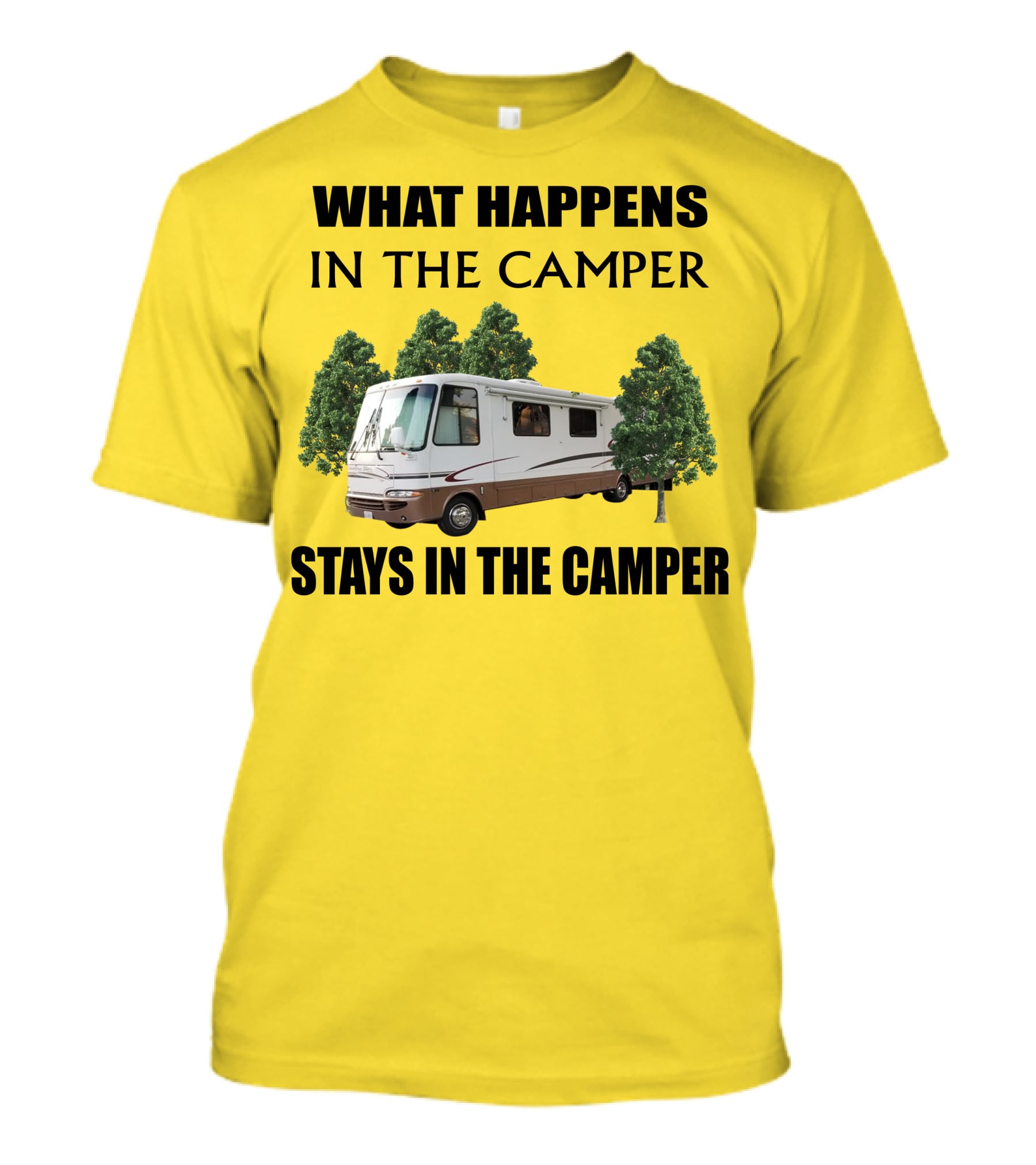 What Happens In The Camper Stays In The Camper RV 2002 Kountry Star T-Shirt