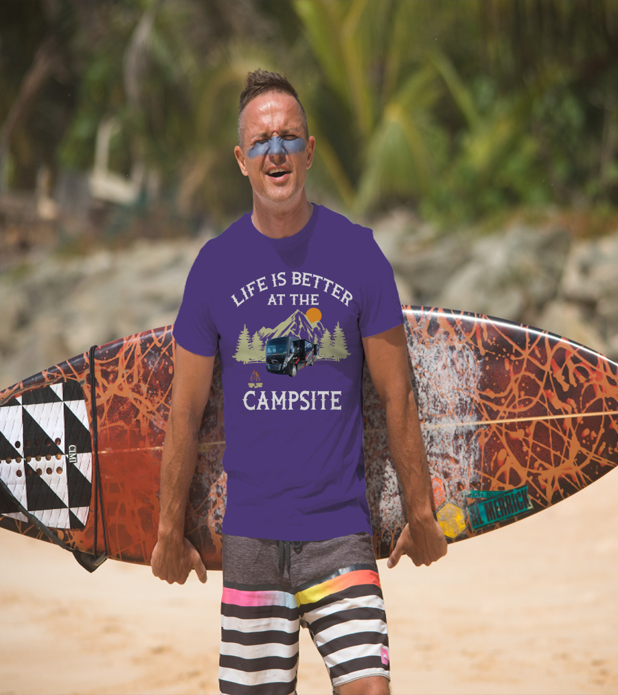 Life Is Better At The Campsite Thor Outlaw Toy Haulers T-Shirt