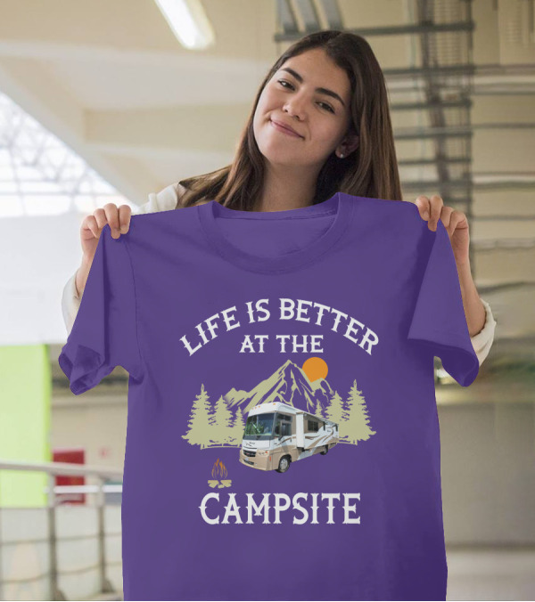 Life Is Better At The Campsite Winnebago RV Owners Group T-Shirt