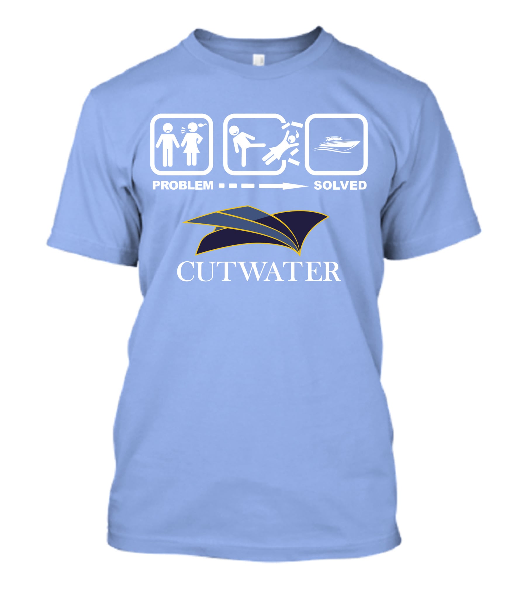 Problem Solved Cutwater Boats T-Shirt