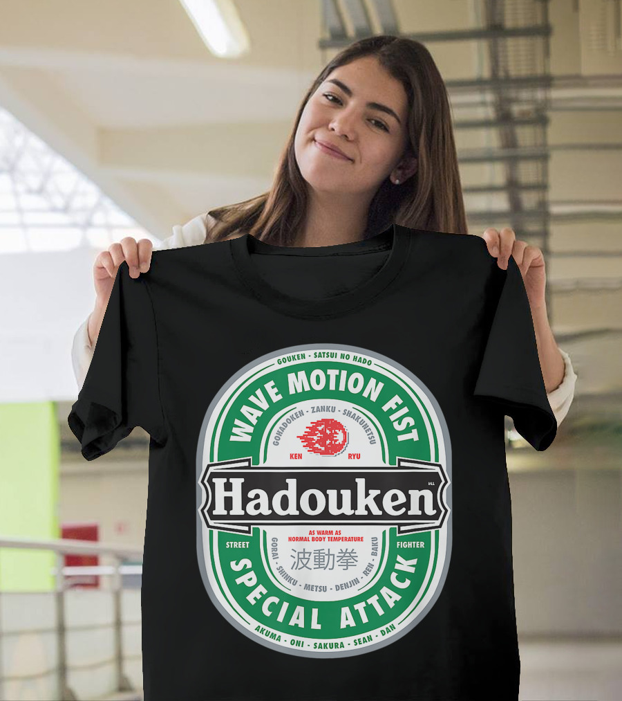 Special Attack Wave Motion Fist Hadouken Street Fighter T-Shirt