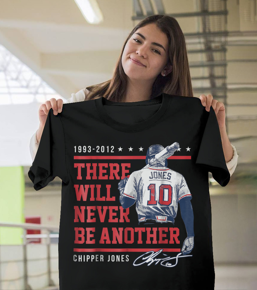 1993-2012 There Will Never Be Another Chipper Jones T-Shirt