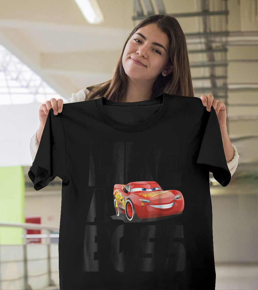 Disney Pixar Cars 3 Lightning McQueen Like A Boss T-Shirt