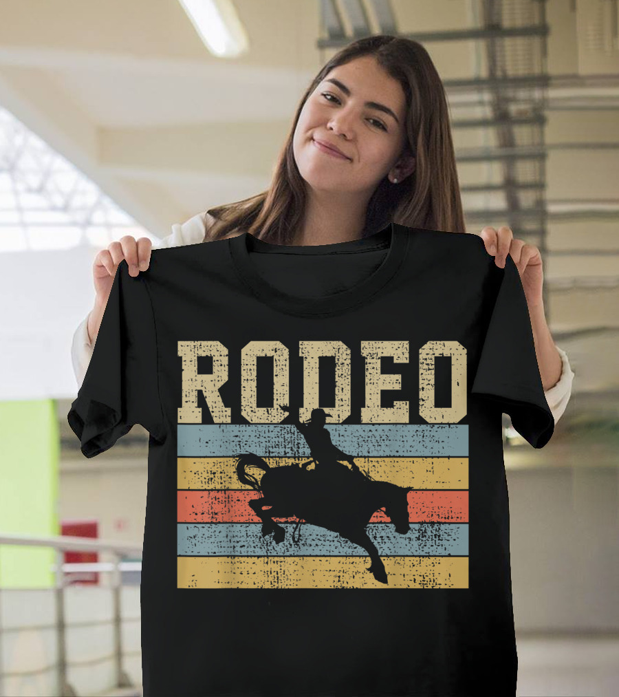 Rodeo Cowboy Horse Riding Western T-Shirt