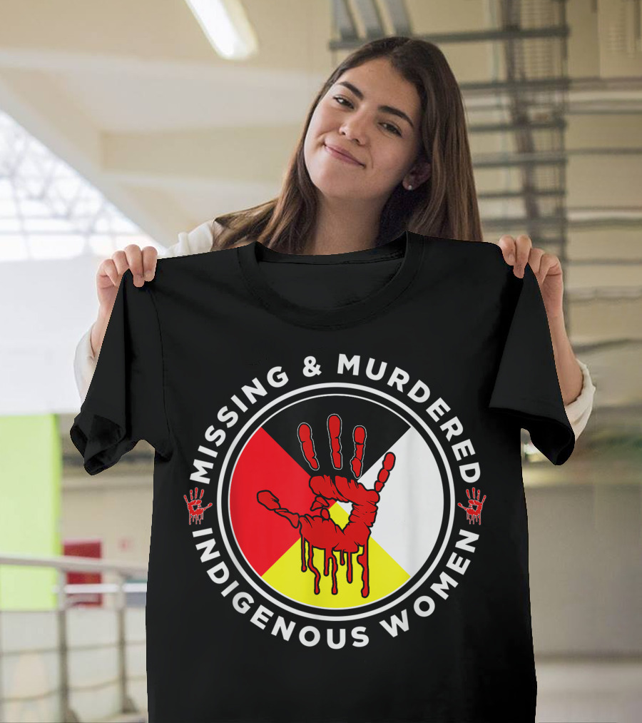Missing and Murdered Indigenous Women Medicine Wheel MMIW T-Shirt