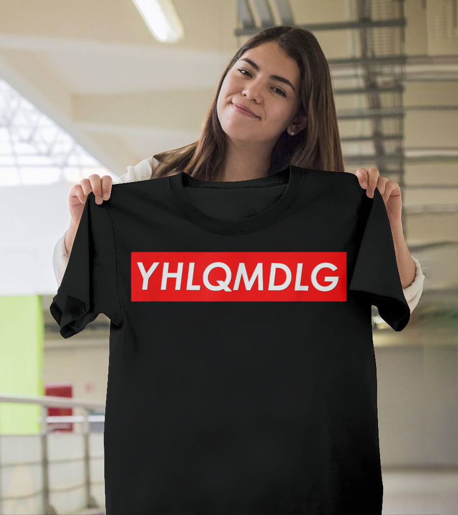 Mens YHLQMDLG Red Box Logo T-Shirt