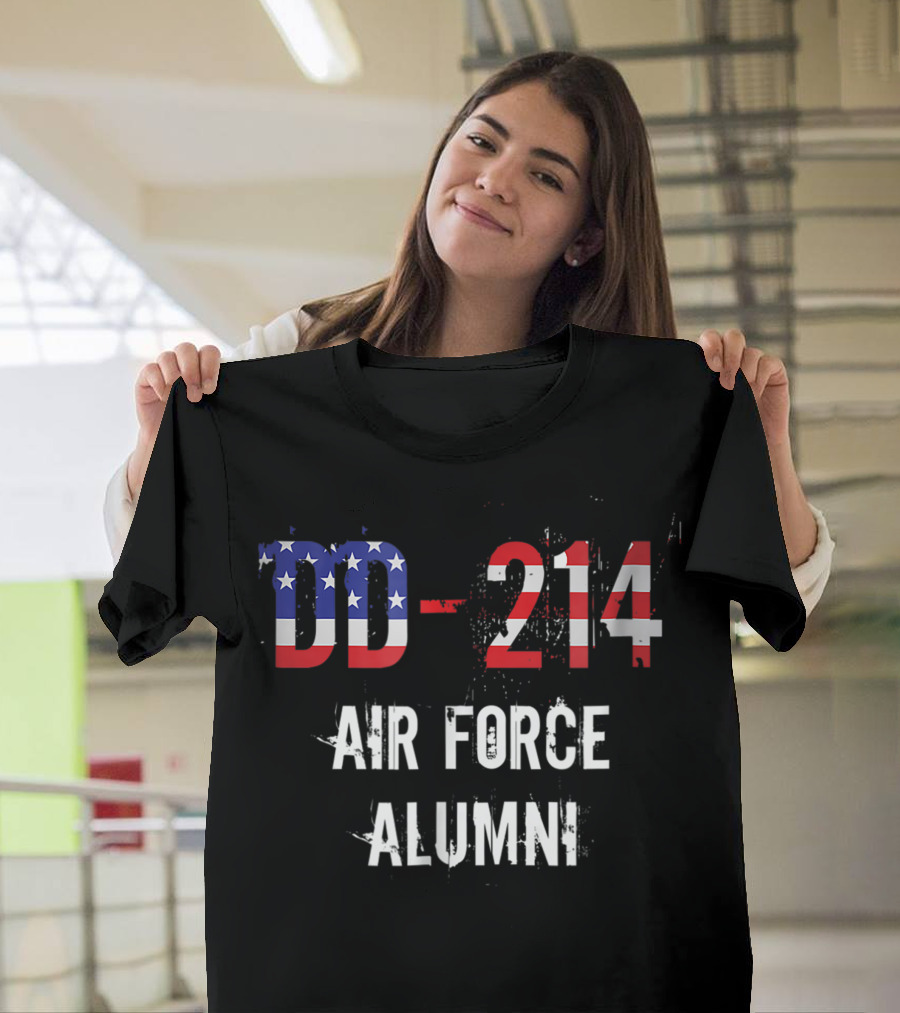 DD-214 Air Force Alumni USAF Military T-Shirt