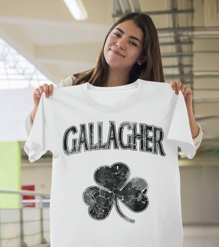 Gallagher Shamrock Green Irish Heritage T-Shirt