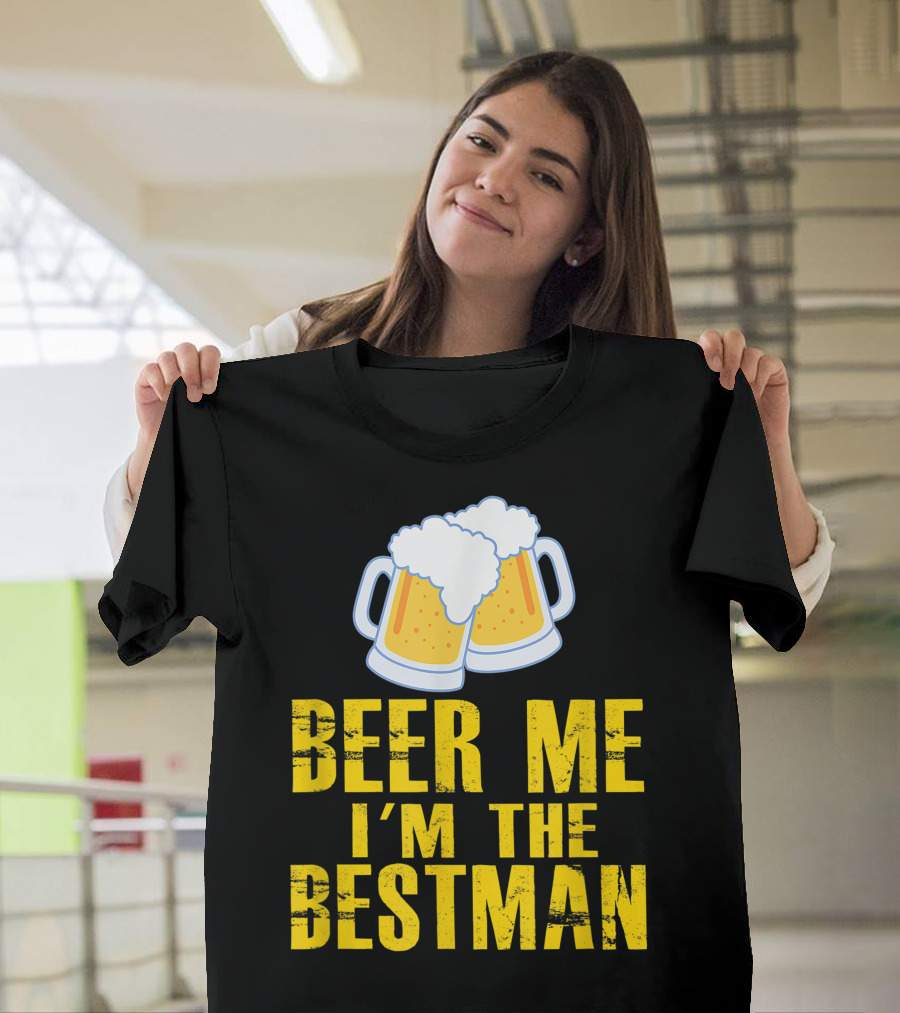 Beer Me I'm the Bestman St. Patrick's Day Wedding Men T-Shirt