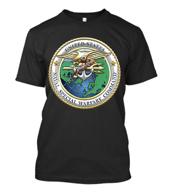 United States Naval Special Warfare Command Military Veteran Insignia Badge T-Shirt