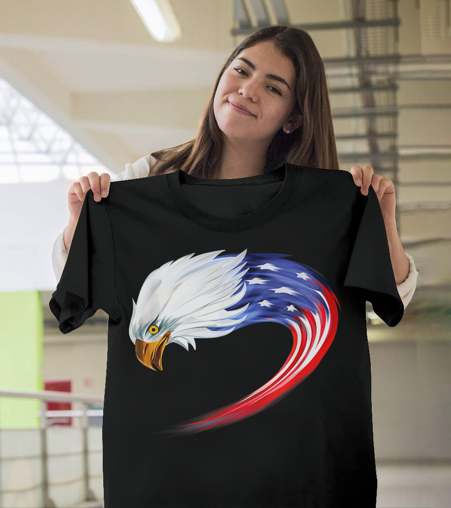 American Eagle USA Flag for Veteran Day T-Shirt