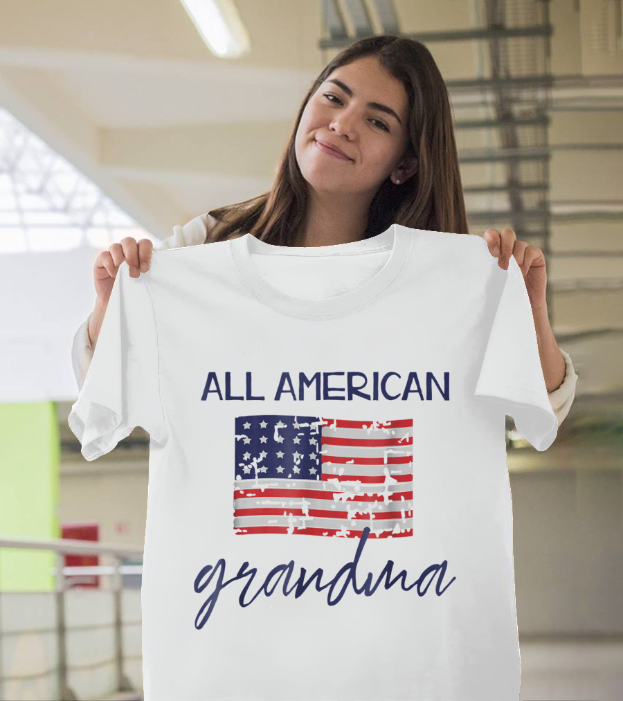 All American Grandma 4th of July Matching Family Outfits T-Shirt
