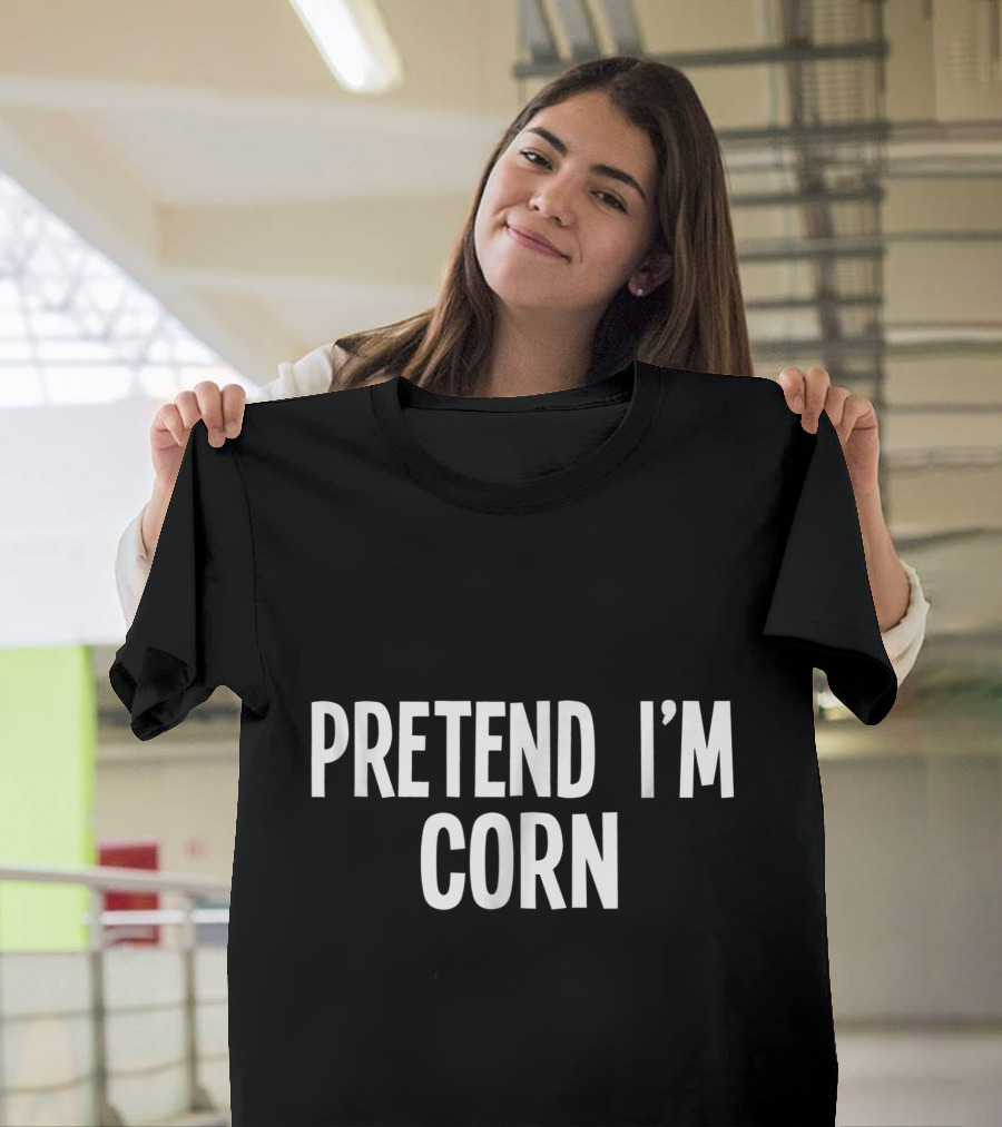 Lazy Halloween Costume Pretend I'm Corn T-Shirt