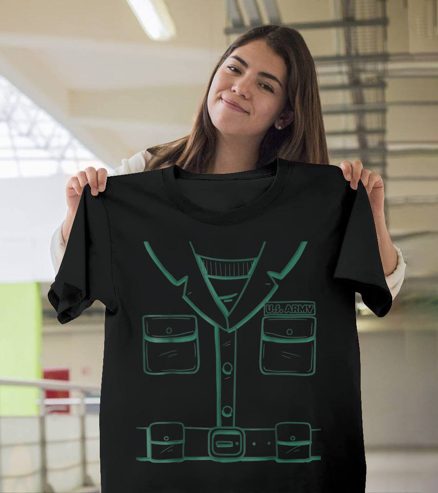 U.S. Army Green Plastic Army Man T-Shirt