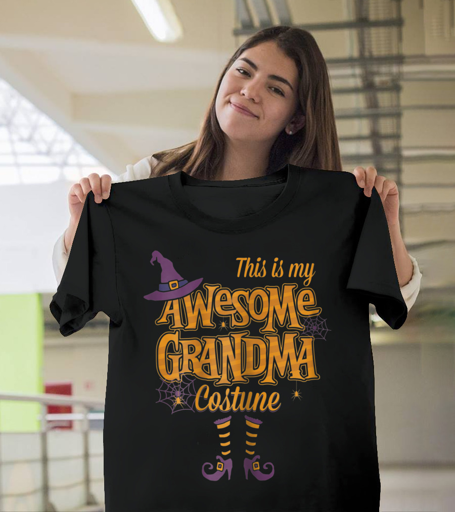 Halloween This Is My Awesome Grandma Costume T-Shirt