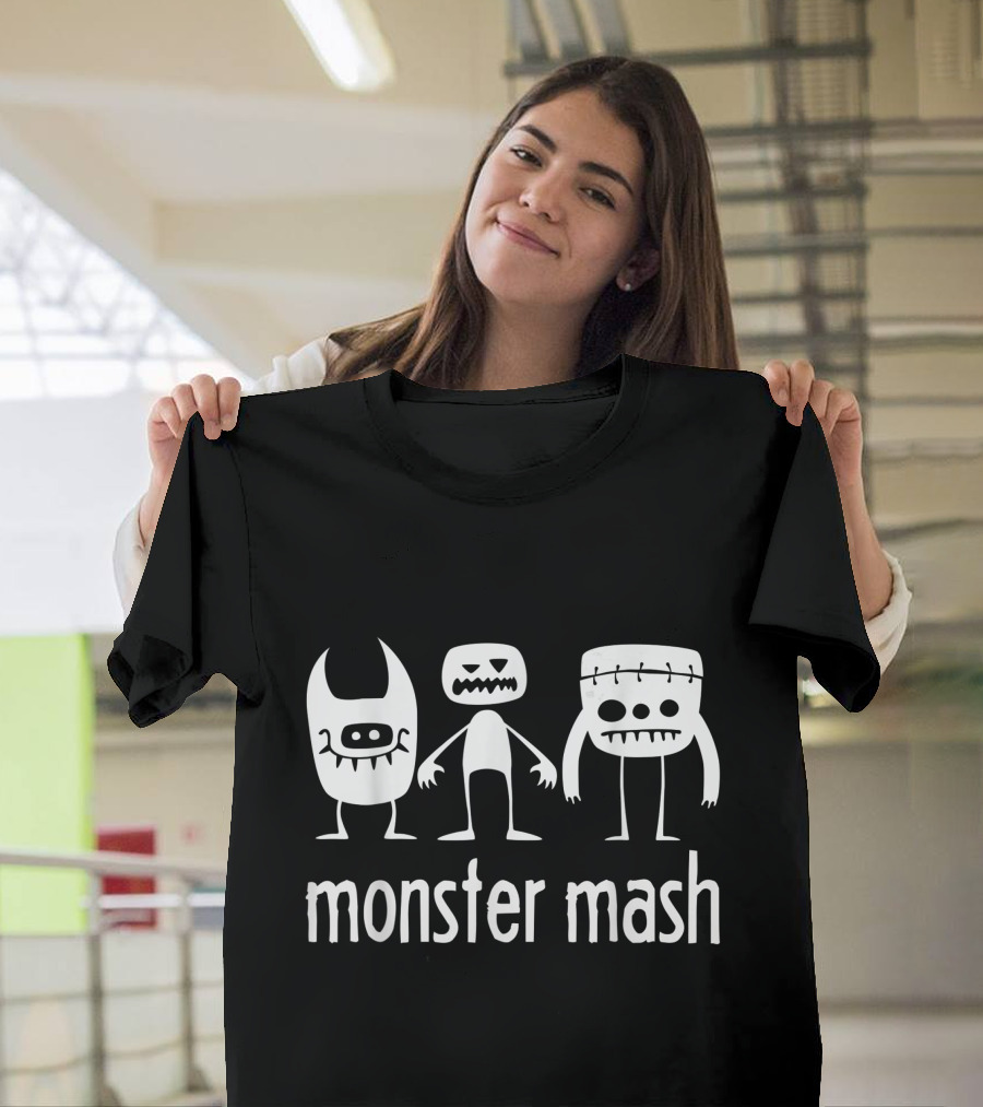 Monster Mash Cartoon Creatures Trio T-Shirt