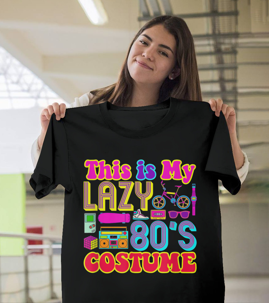 This Is My Lazy 80's Costume Vintage T-Shirt