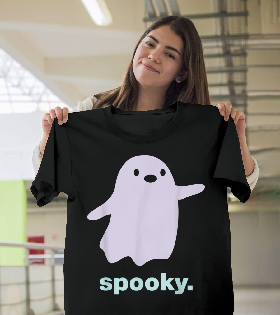 Spooky Pastel Ghost Aesthetic Kawaii Halloween T-Shirt