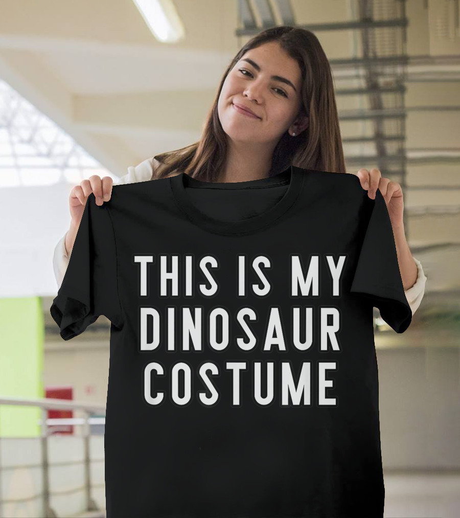 Couples Halloween Costumes This Is My Dinosaur Costume T-Shirt