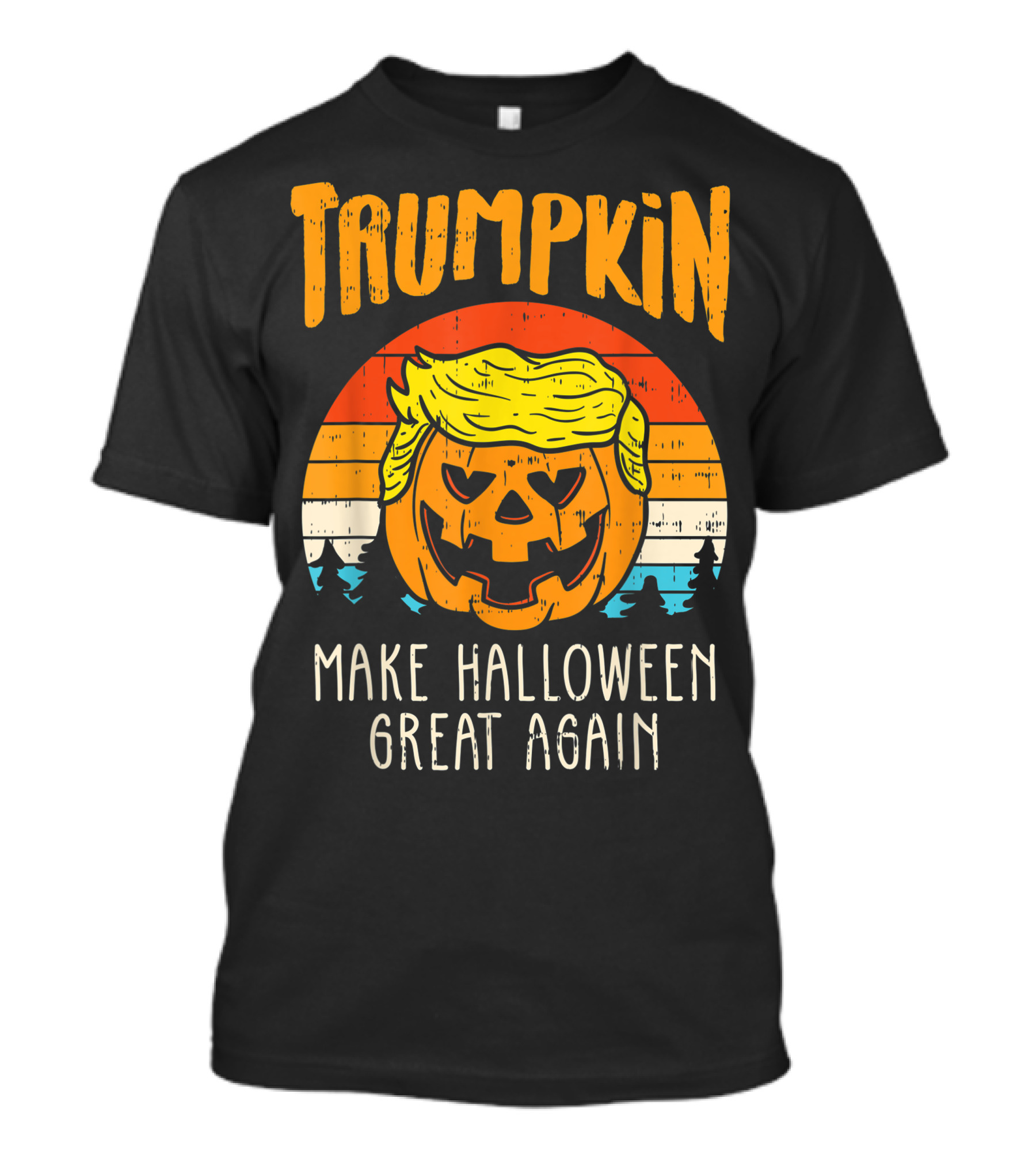 Trumpkin Make Halloween Great Again Pumpkin Costume Joke T-Shirt