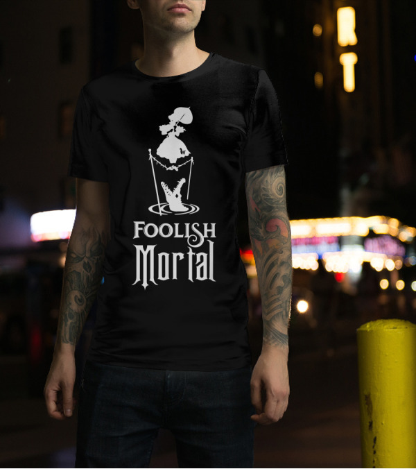 Foolish Mortal Haunted Elevator Speech Crocodile T-Shirt