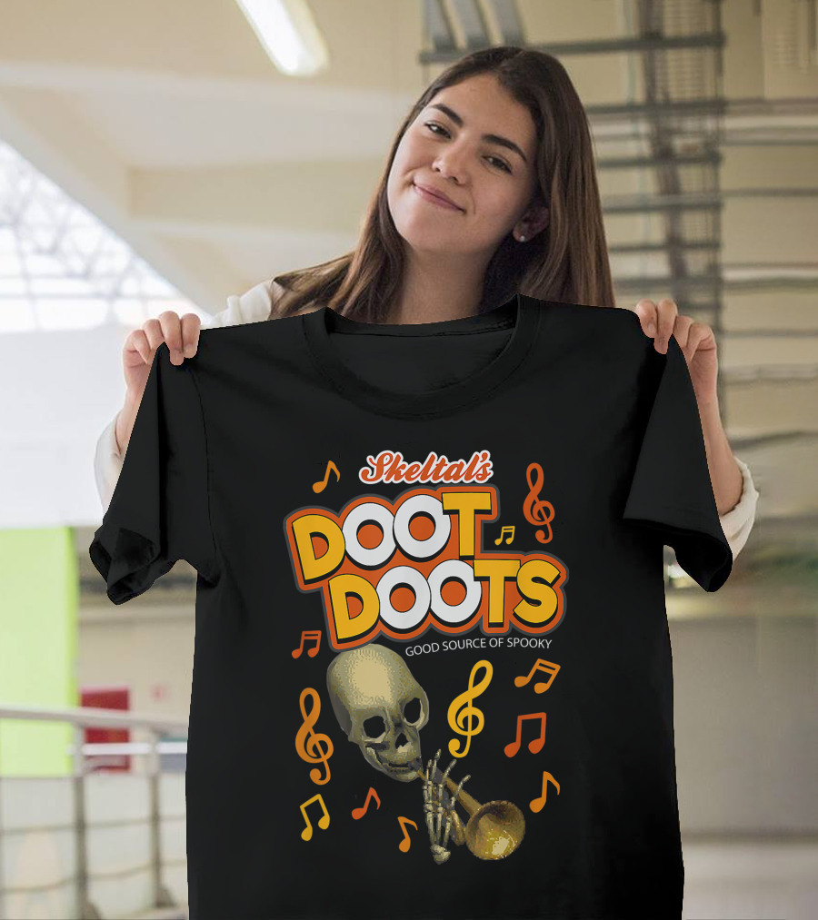 Skeltal's Doot Doots Good Source of Spooky Halloween Cereal T-Shirt
