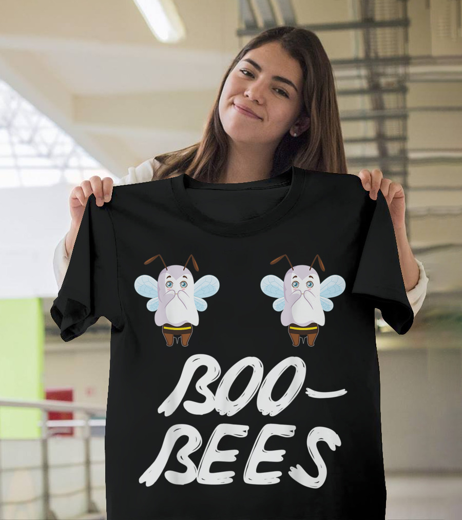 Boo Bees Cute Funny Halloween Costume Top Ghostly Bees T-Shirt