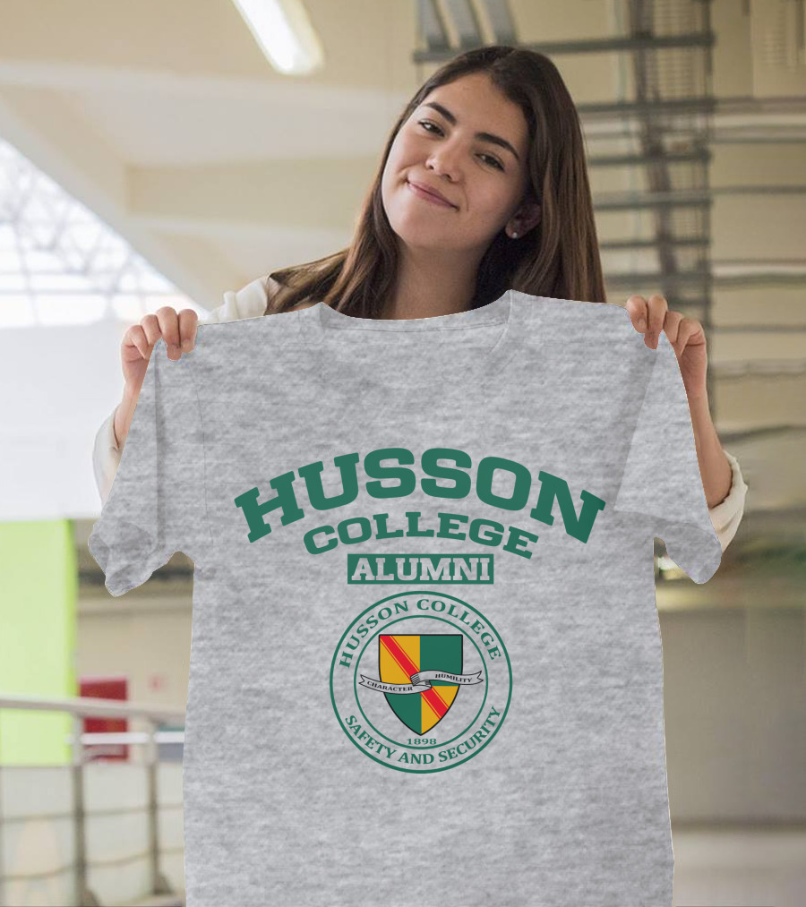 Husson College Alumni Safety And Security 1898 Character Humility T-Shirt