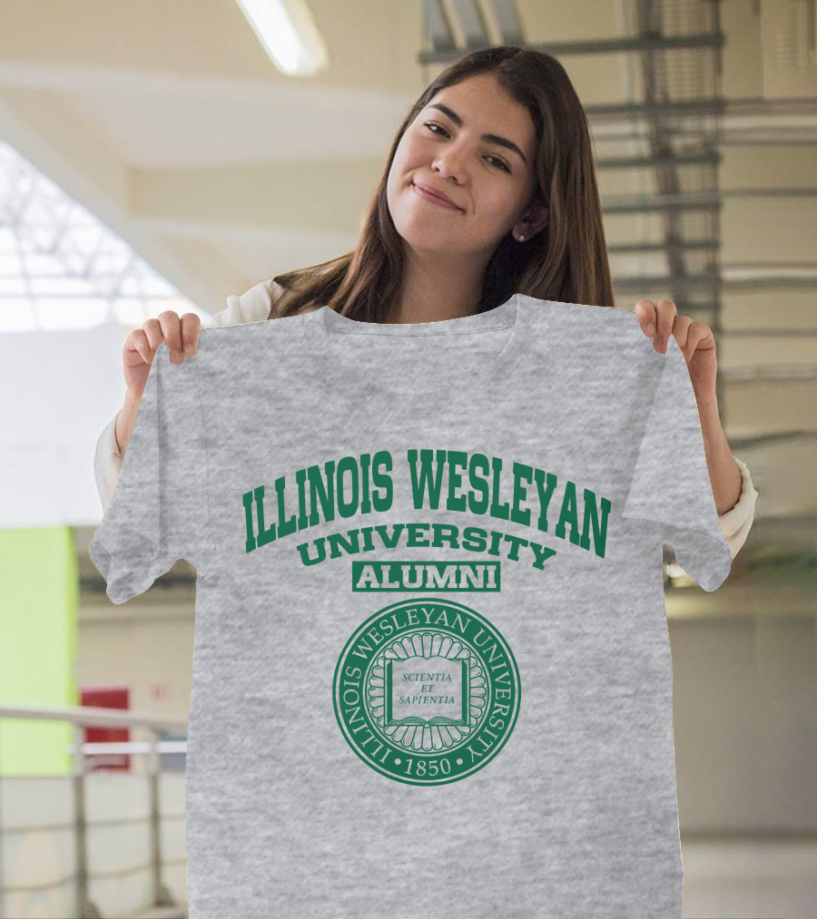 Illinois Wesleyan University Alumni Scientia et Sapientia Seal 1850 T-Shirt