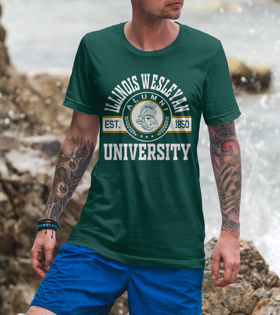 Illinois Wesleyan University Alumni Est. 1850 T-Shirt