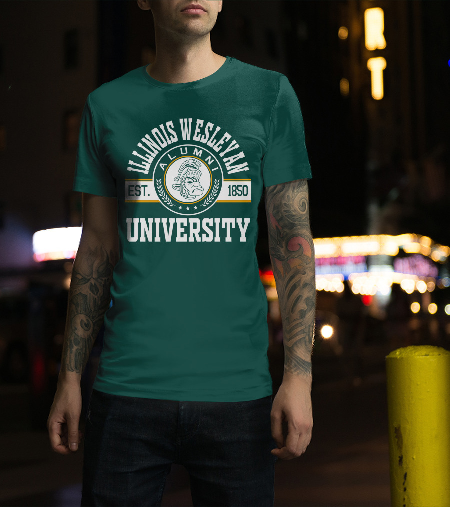 Illinois Wesleyan University Alumni Est. 1850 T-Shirt