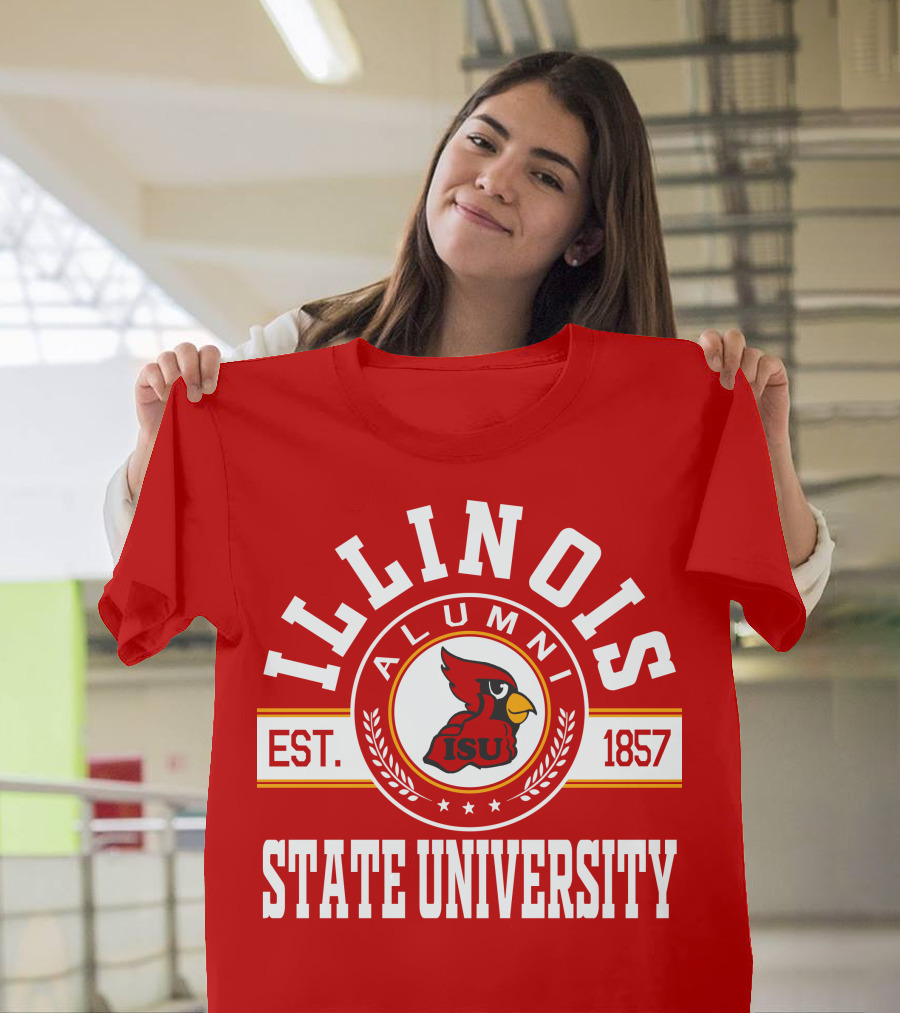 Illinois State University Alumni EST. 1857 ISU T-Shirt