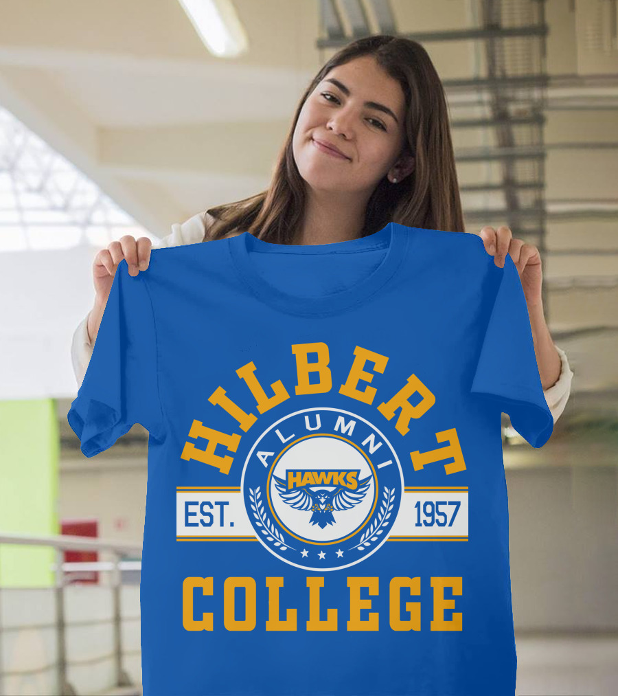 Hawks Hilbert College Alumni Est. 1957 T-Shirt