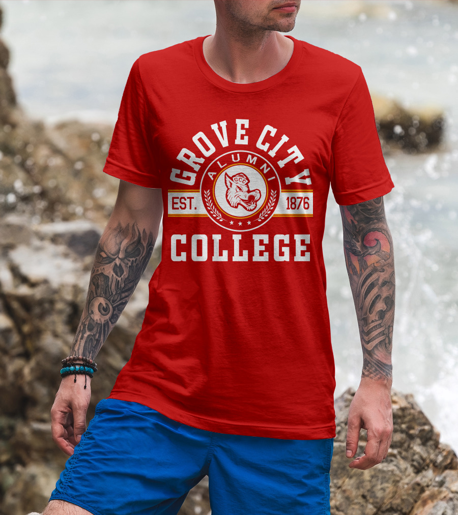 Grove City College Alumni Est. 1876 GCC T-Shirt