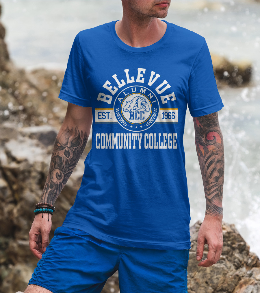 Bellevue Community College Alumni Est. 1966 BCC Bulldog T-Shirt