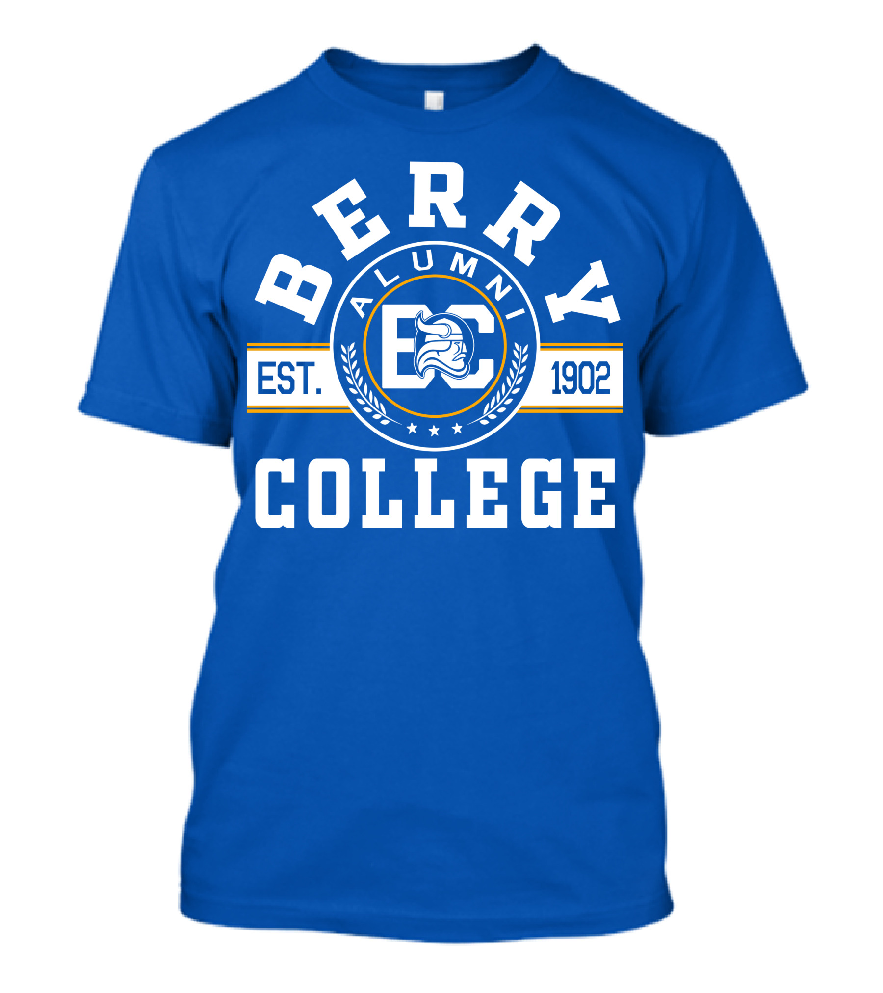 Berry College Alumni Est. 1902 Blue Knight Emblem T-Shirt