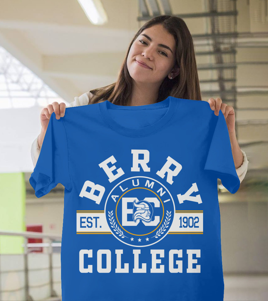 Berry College Alumni Est. 1902 Blue Knight Emblem T-Shirt