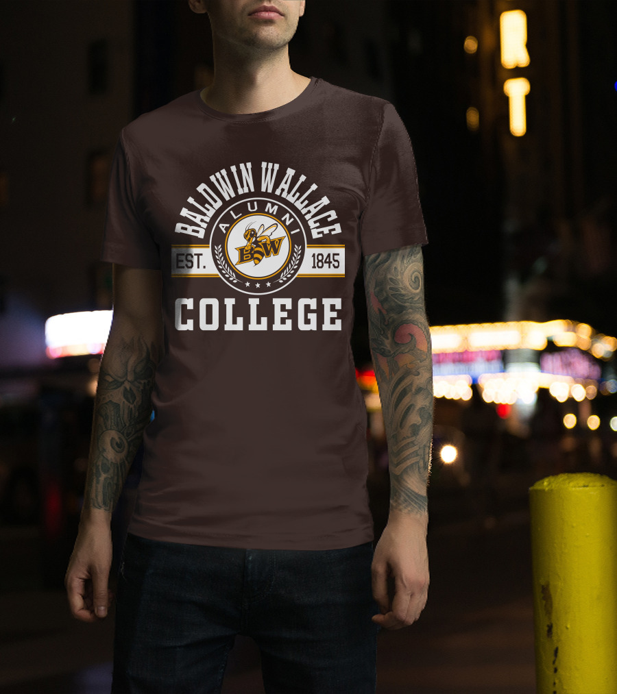 Baldwin Wallace College Alumni Est. 1845 Bee T-Shirt