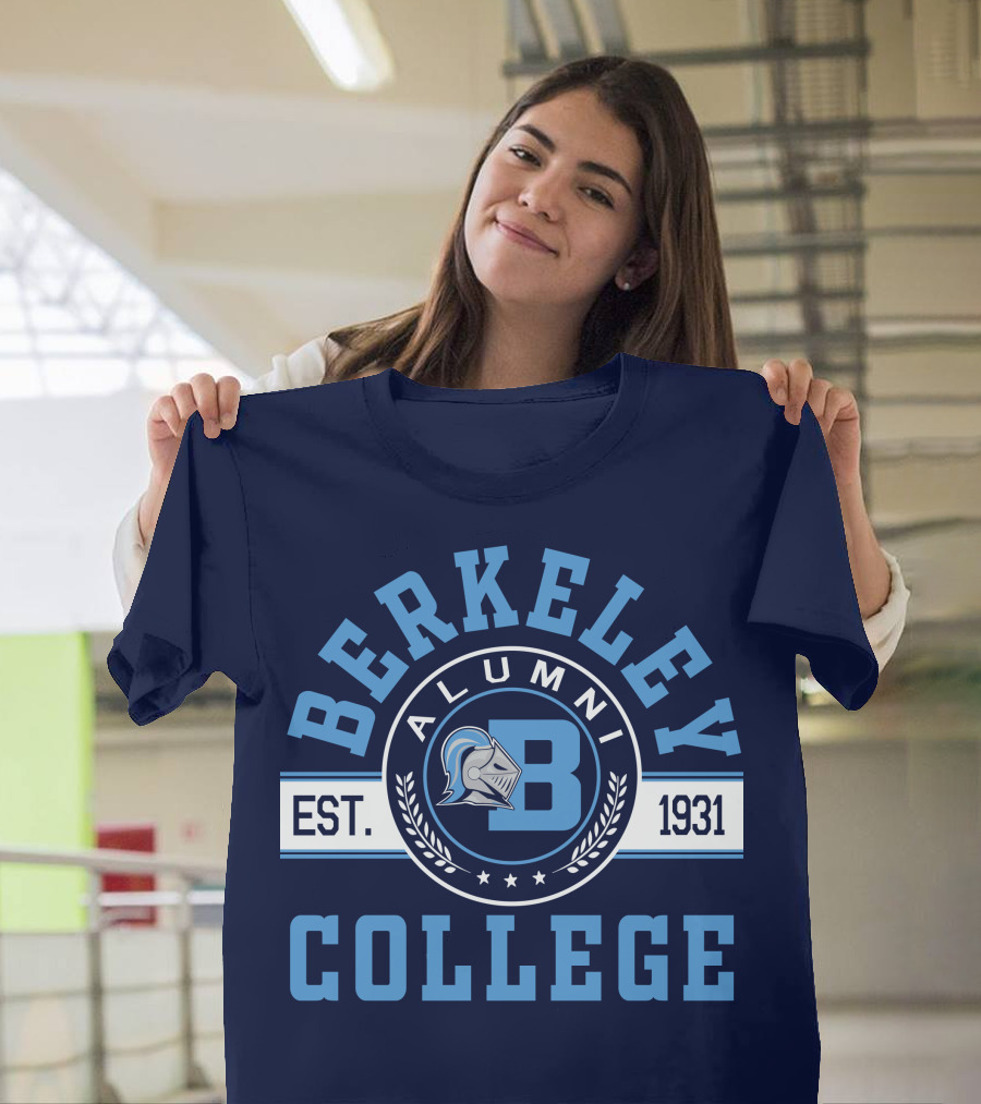 Berkeley College Alumni Est. 1931 Knight Logo B T-Shirt