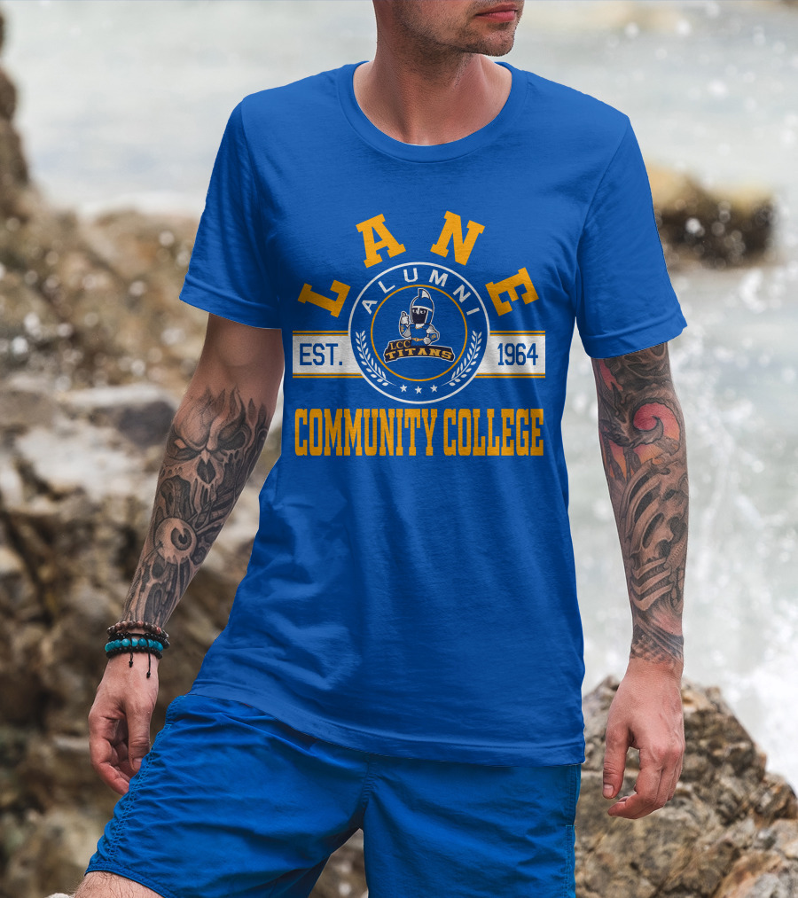 Lane Community College Alumni EST 1964 LCC Titans T-Shirt