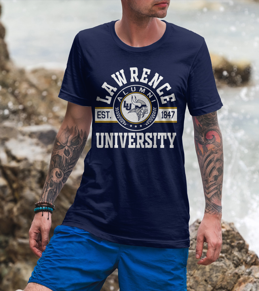 Lawrence University Alumni Est. 1847 Viking T-Shirt