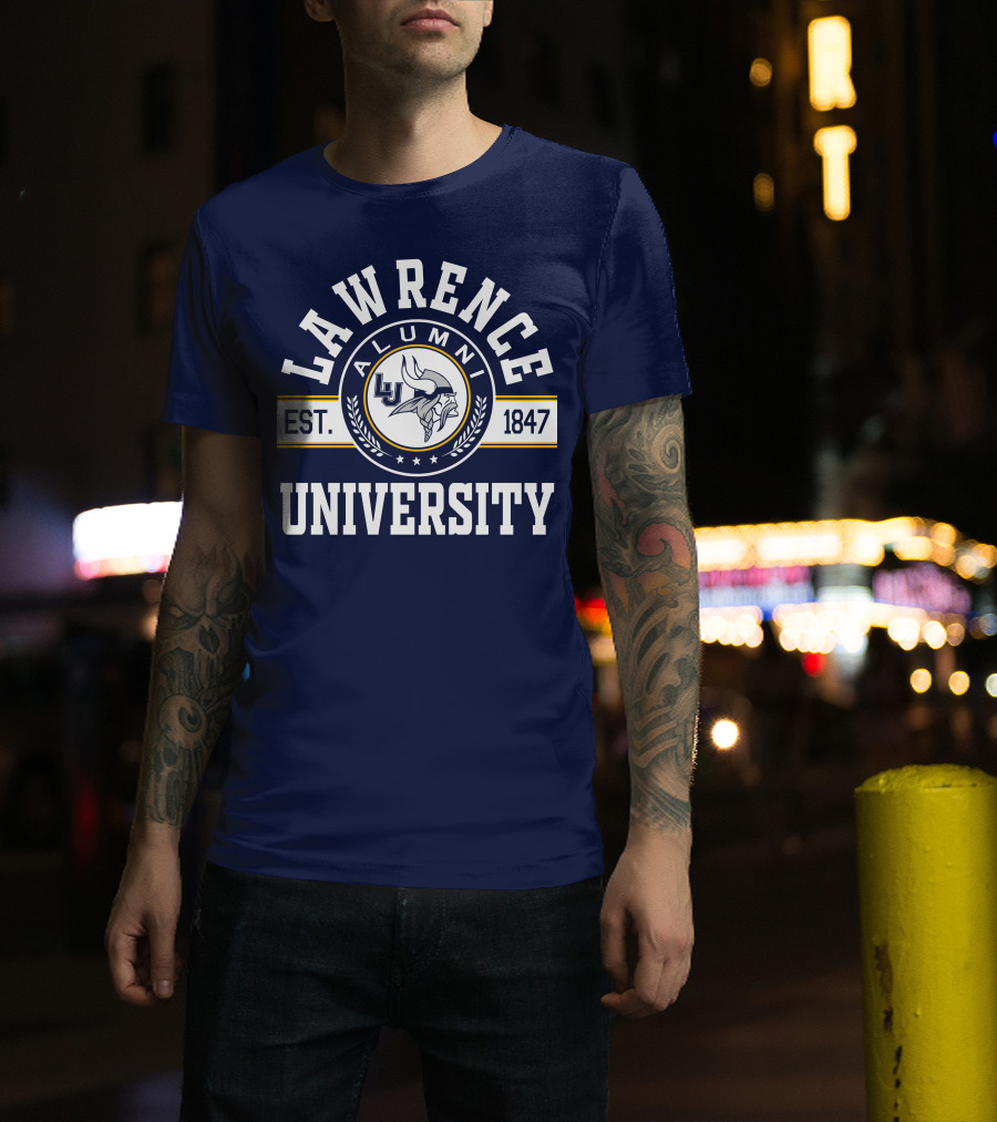 Lawrence University Alumni Est. 1847 Viking T-Shirt
