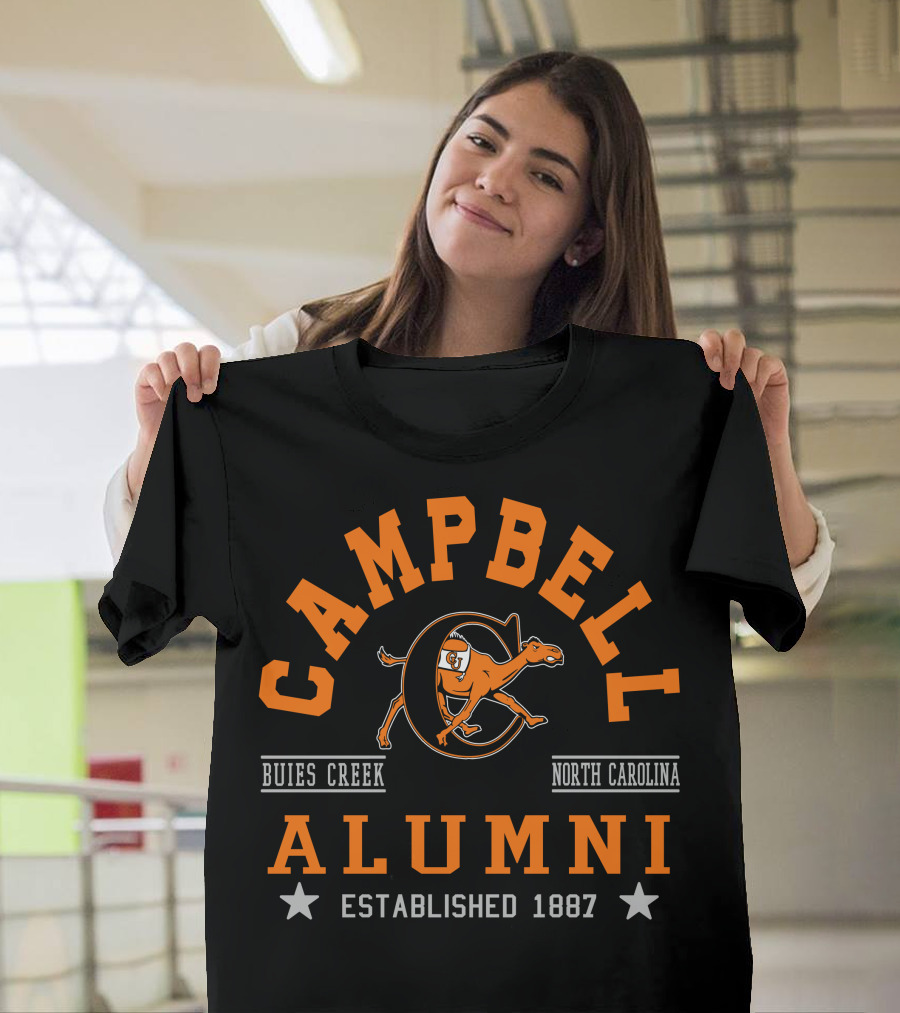 Campbell University Alumni Buies Creek North Carolina Established 1887 T-Shirt