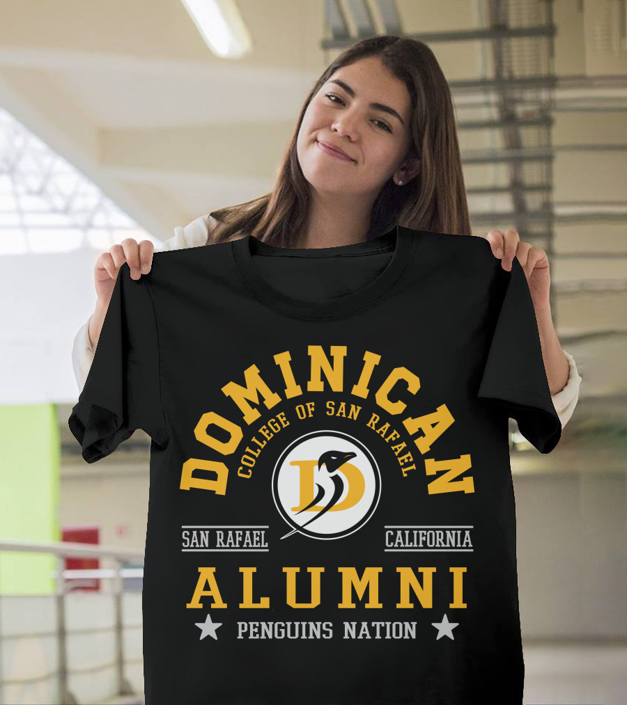Dominican College of San Rafael Alumni Penguins Nation California T-Shirt