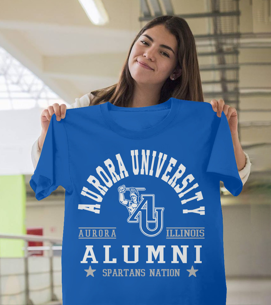 Aurora University Alumni Spartans Nation Aurora Illinois T-Shirt