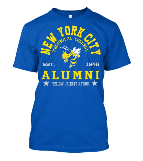 New York City Technical College Alumni Est. 1946 Yellow Jackets Nation T-Shirt
