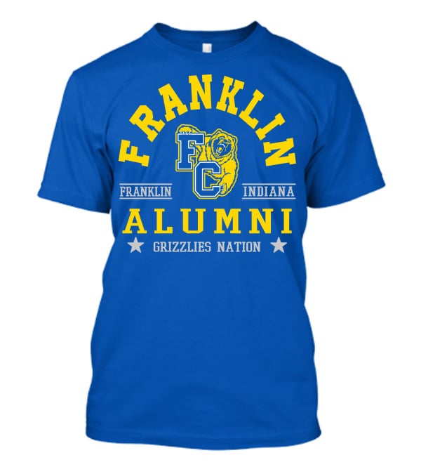 Franklin College Alumni Franklin Indiana Grizzlies Nation Fc T-Shirt