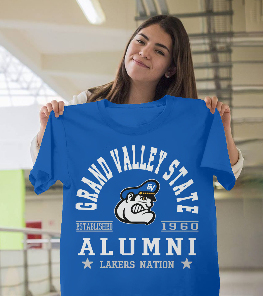 Grand Valley State Alumni Established 1960 Lakers Nation T-Shirt
